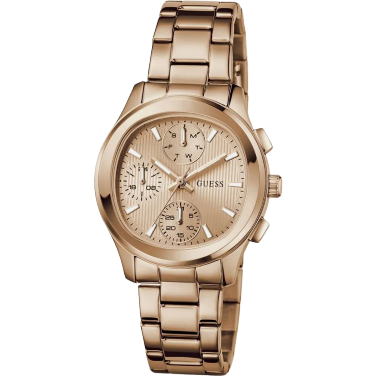 guess rose gold dress Square Chronograph Dial Women's Watch GW1031L4 VENDOR COLOR-LEOPARD