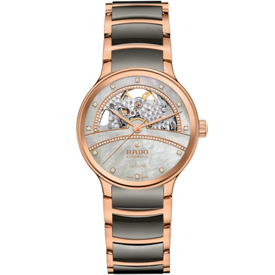 Rado Centrix Automatic Silver Dial Plasma Stainless Steel Women's Watch R30029952