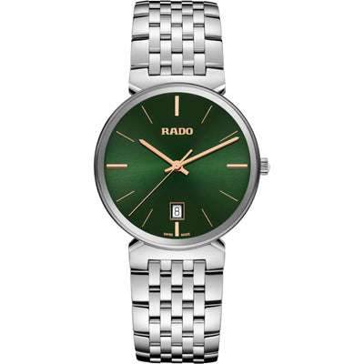 Rado Florence Green Dial Silver Stainless Steel Women's Watch R48912313