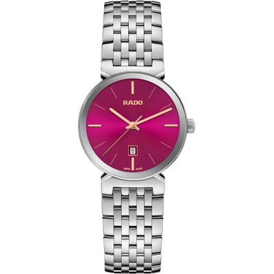 Rado Florence Pink Dial Silver Stainless Steel Women's Watch R48913413