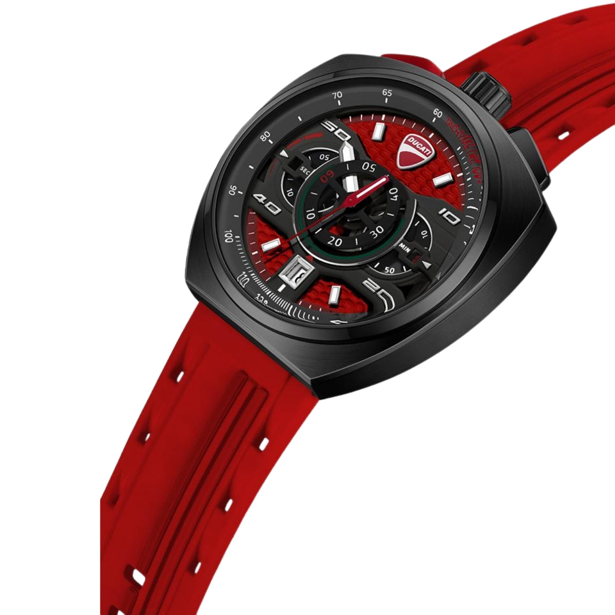 Ducati Red Dial Red Strap Men DTWGO0004105W