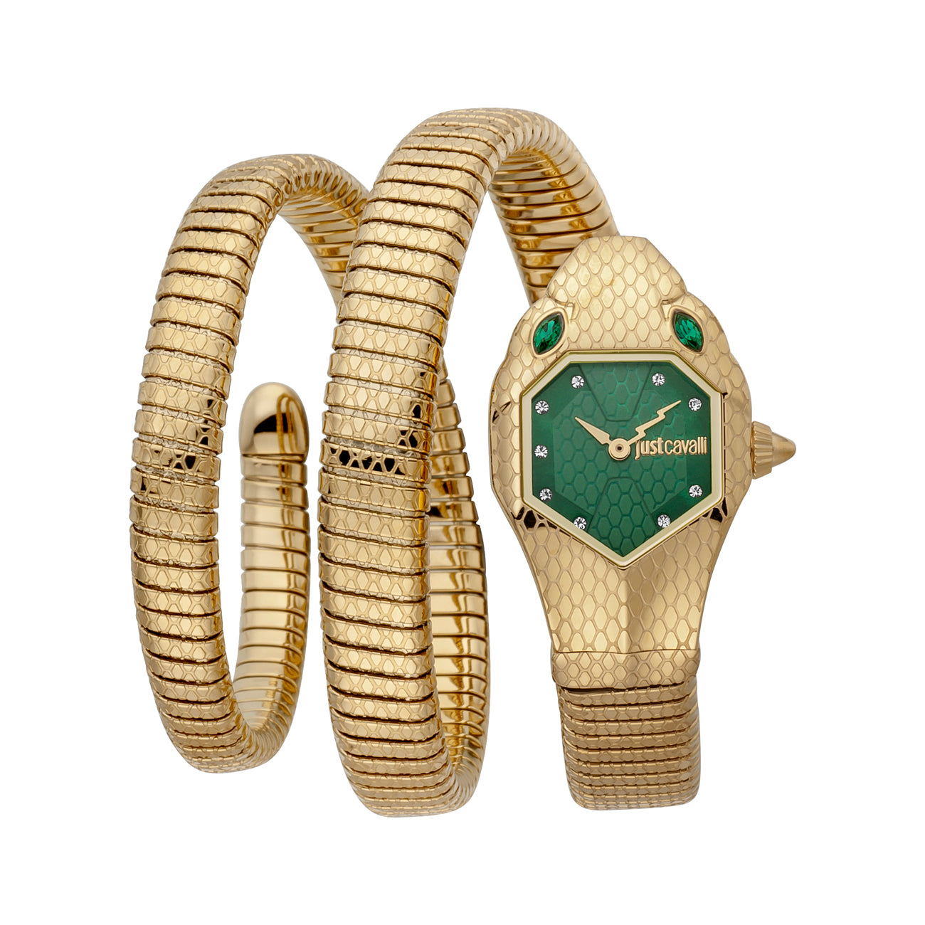 Just Cavalli Serpente doppio Dark Green MOP Women JC1L168M0045