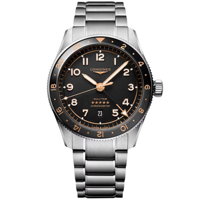 LONGINES Black matt Men Watch L38124506
