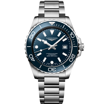 LONGINES Blue lacquered polished Men Watch L37884966