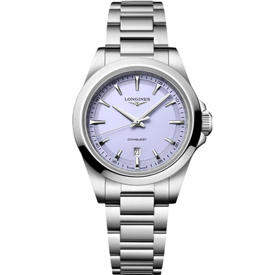 Longines Conquest Lavender Mauve Dial 30mm Women's Watch L33504026