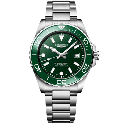 LONGINES Green lacquered polished Men Watch L37884066