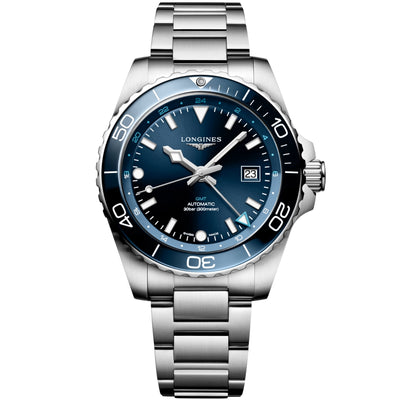 Longines HydroConquest GMT Sunray Blue Dial 43mm Watch L38904966