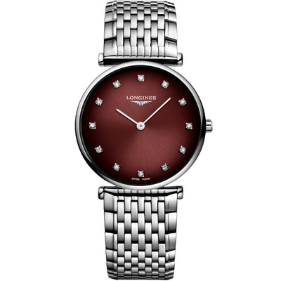 Longines La Grande Classique Bordeaux Diamond Watch L45124916
