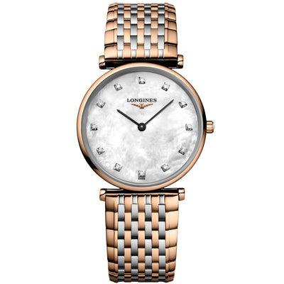 LONGINES White mother of pearl Women Watch L45121977