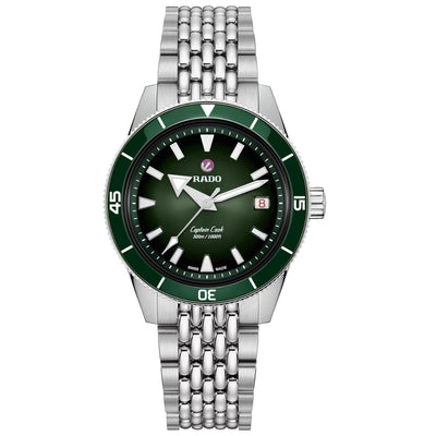 Rado Captain Cook Automatic Green Dial Women's Watch R32223313