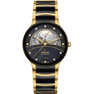 Rado Centrix Open Balance Wheel Black Diamond Men's Watch R30008902