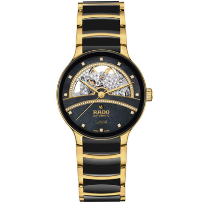 Rado Centrix Open Balance Wheel Black Diamond Women's Watch R30032752