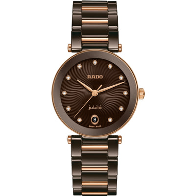 Rado Coupole Quartz Brown Women R22242703