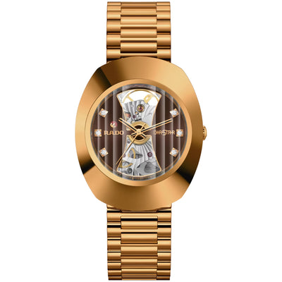 Rado DiaStar Original Automatic Brown Gemstone Dial Unisex Watch R12065303