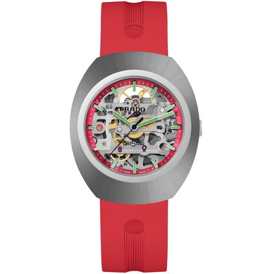 Rado DiaStar Original Automatic Skeleton Red Dial Limited Edition Watch R12169409