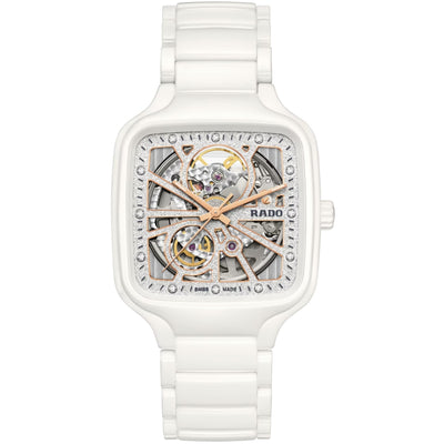 Rado True Square Automatic Diamond White Dial Women's Watch R27073722