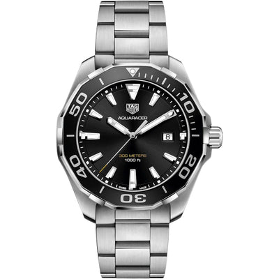TAG Heuer Black Dial Quartz Men Watch 43 mm WAY101A.BA0746