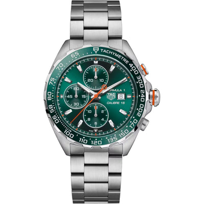 TAG Heuer Green Dial Automatic Men Watch 44 mm CAZ201H.BA0876