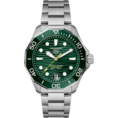 TAG Heuer Green Dial Automatic Men Watch 42 mm WBP5116.BA0013