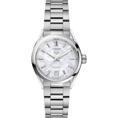 TAG Heuer White Dial Automatic Women Watch 29 mm WBN2410.BA0621