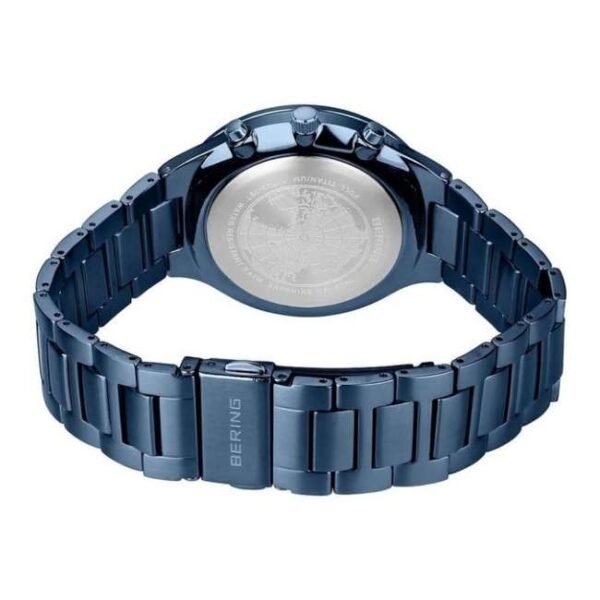 Bering Round Chronograph Blue Dial Men Watch- 11743-797