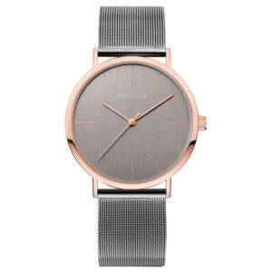 Bering Round Analog Grey Dial Women Watch - 13436-369