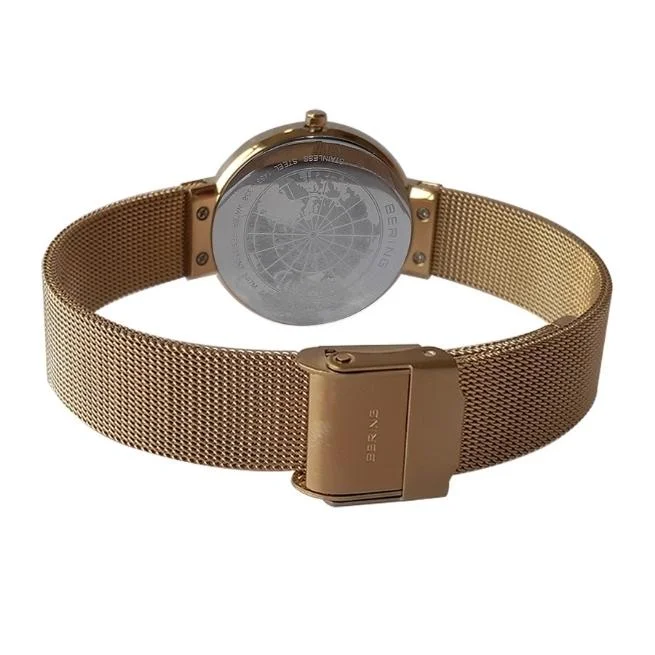 Bering Round Analog Green Dial Women Watch- 14531-338