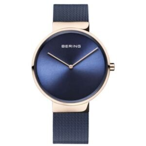 Bering Round Analog Blue Dial Men Watch - 14539-367