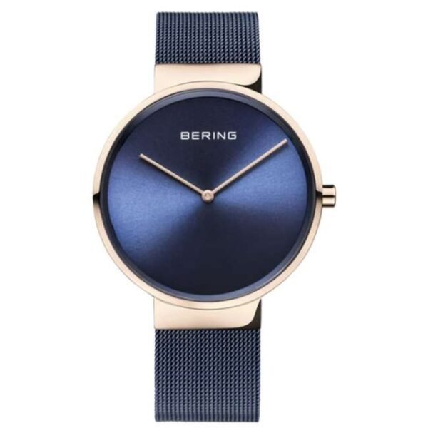 Bering Round Analog Blue Dial Men Watch - 14539-367