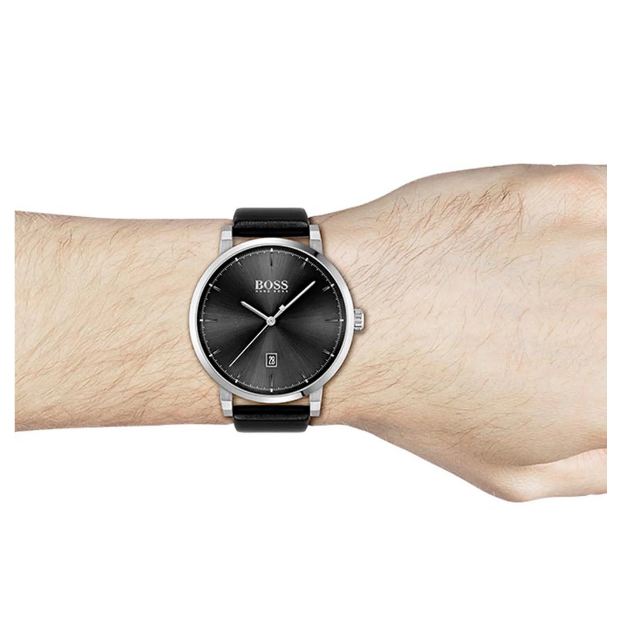 Boss Men Mineral Glass Watch-1513790