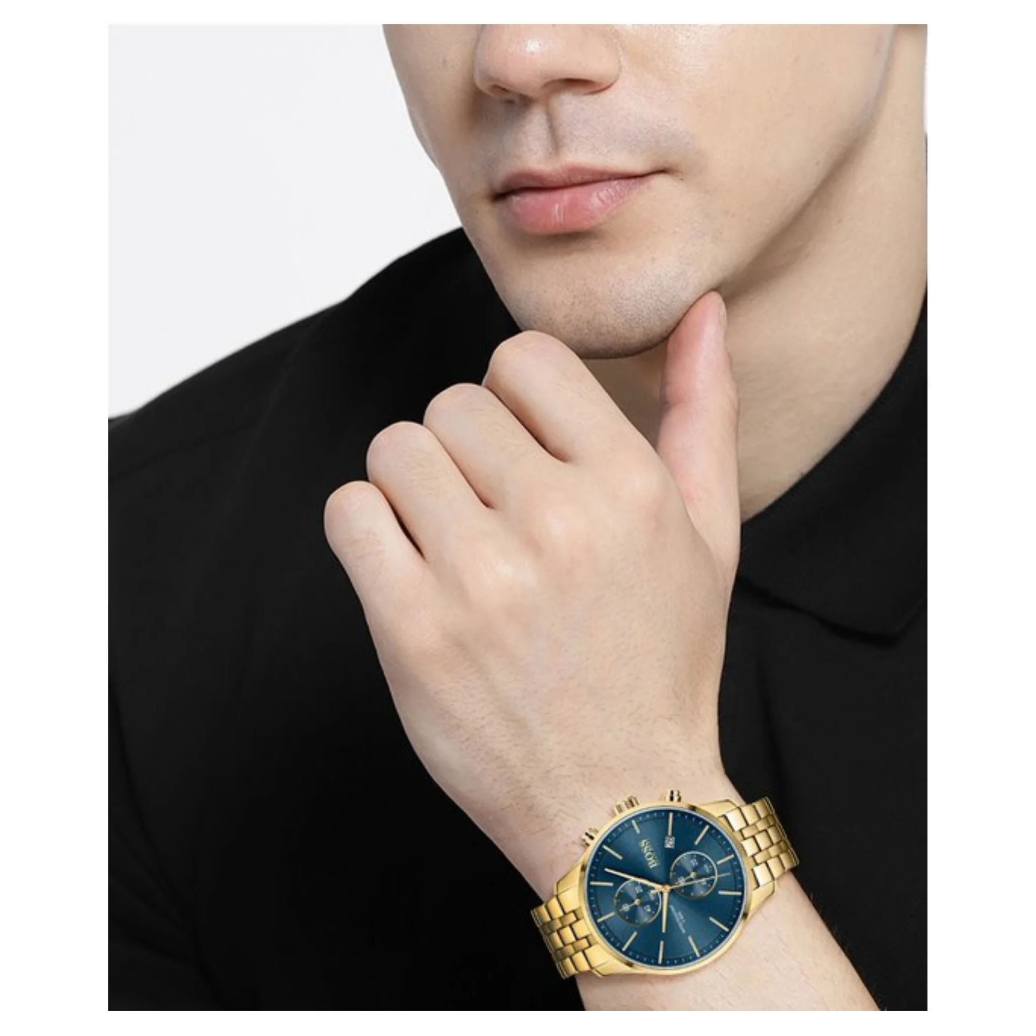 Boss Men Mineral Glass Watch-1513841