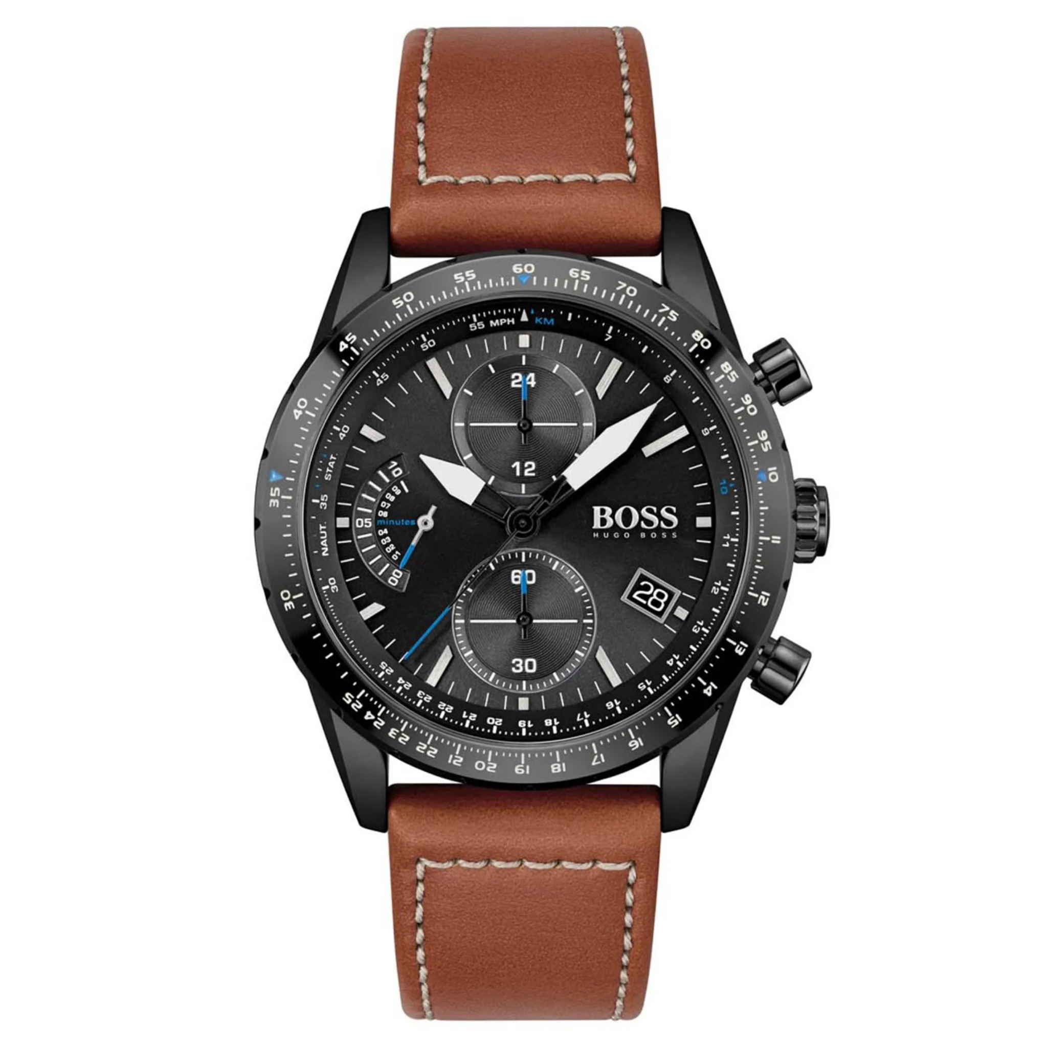 Boss Men Mineral Glass Watch-1513851