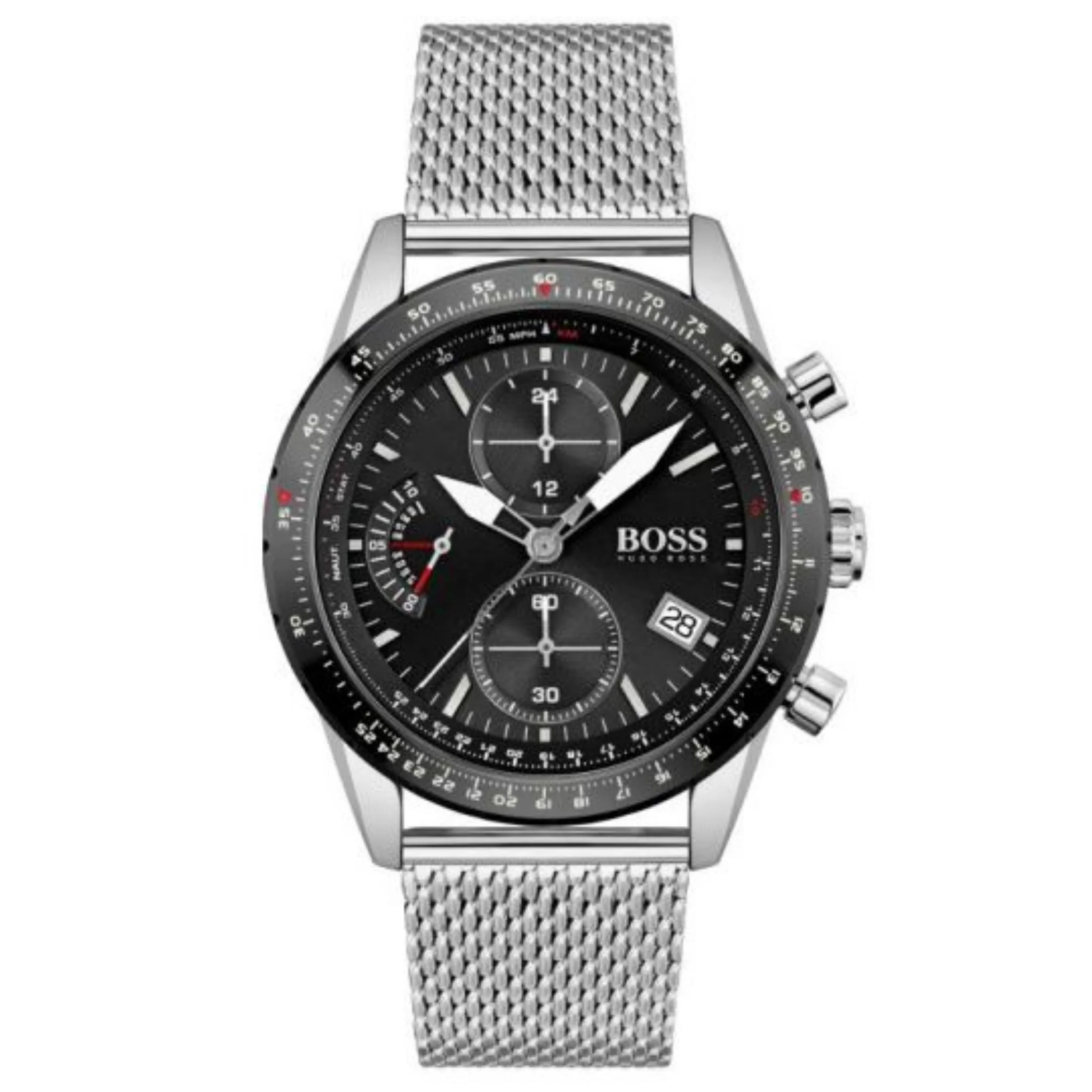 Boss Men Mineral Glass Watch-1513886