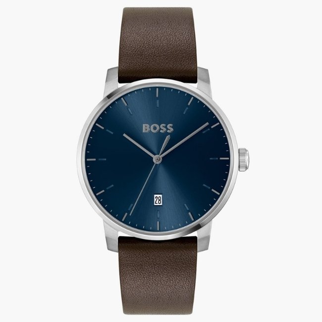 Boss Blue Round Men 1514160