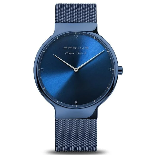 Bering Round Analog Blue Dial Men Watch 15540-397
