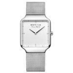 Bering Square Analog White Dial Women Watch- 15832-004