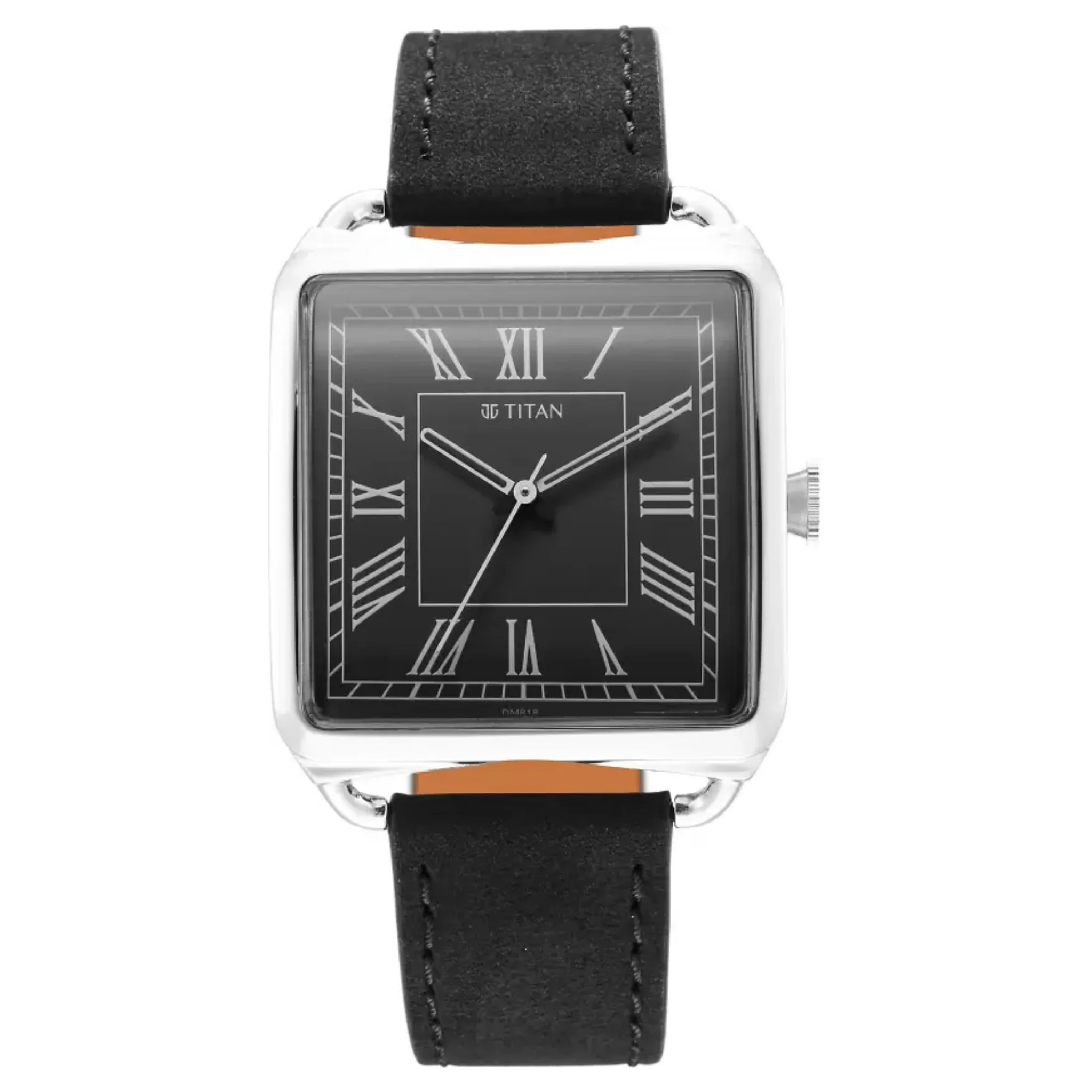 Titan 1676SL03 male White Square Watch