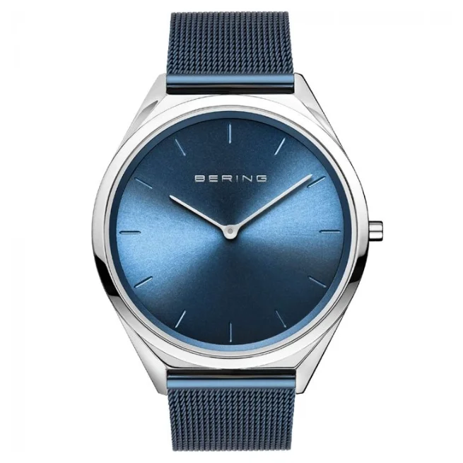 Bering Round Analog Blue Dial Men Watch - 17039-307
