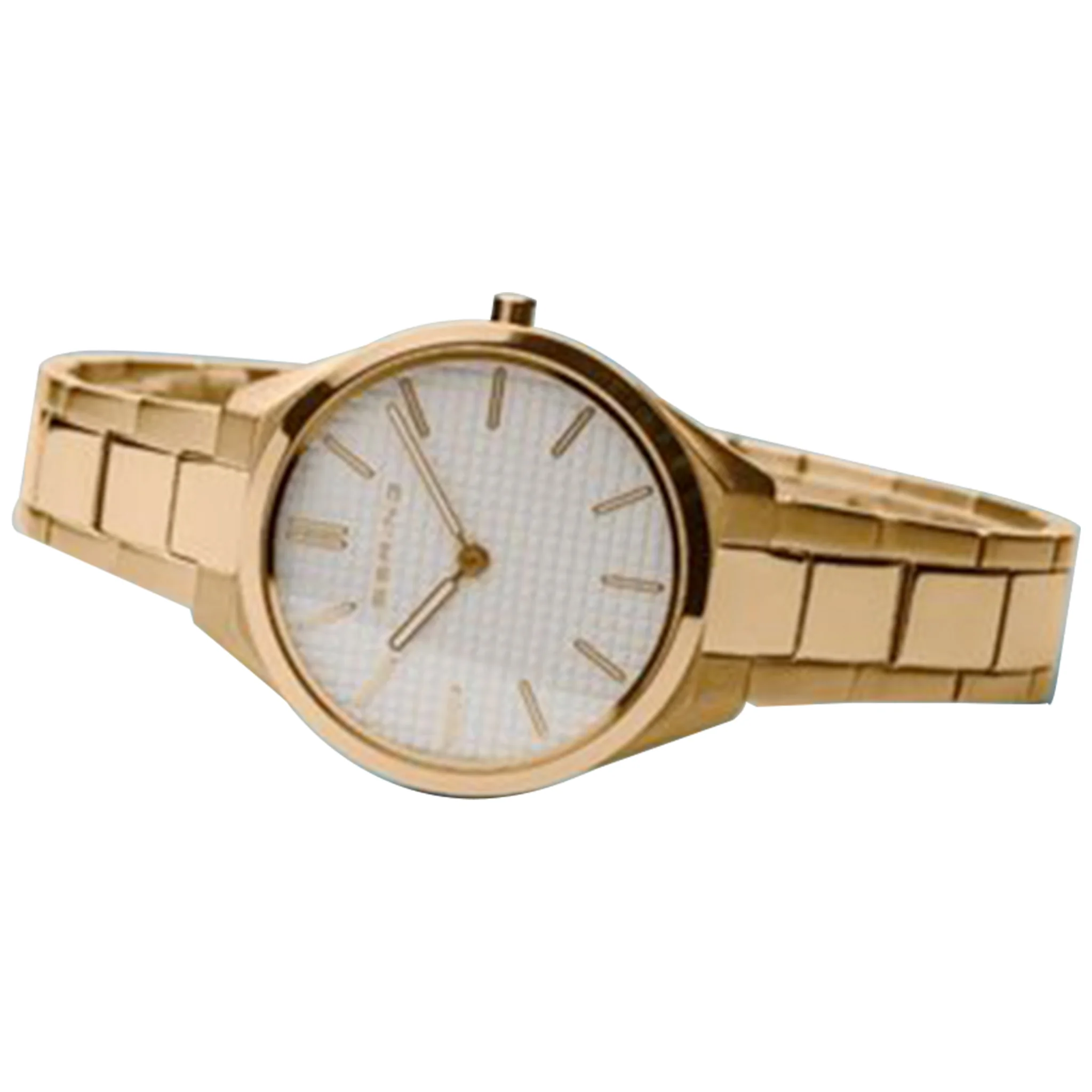 Bering Ultra Slim Gold Analogue Women Watch- 17231-734
