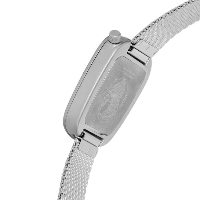 Bering Pebble Analog White Dial Women Watch- 18034-004