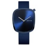 Bering Square Analog Blue Dial Men Watch- 18040-397