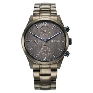 Titan Anthracite Men Quartz Watch 1805KM07