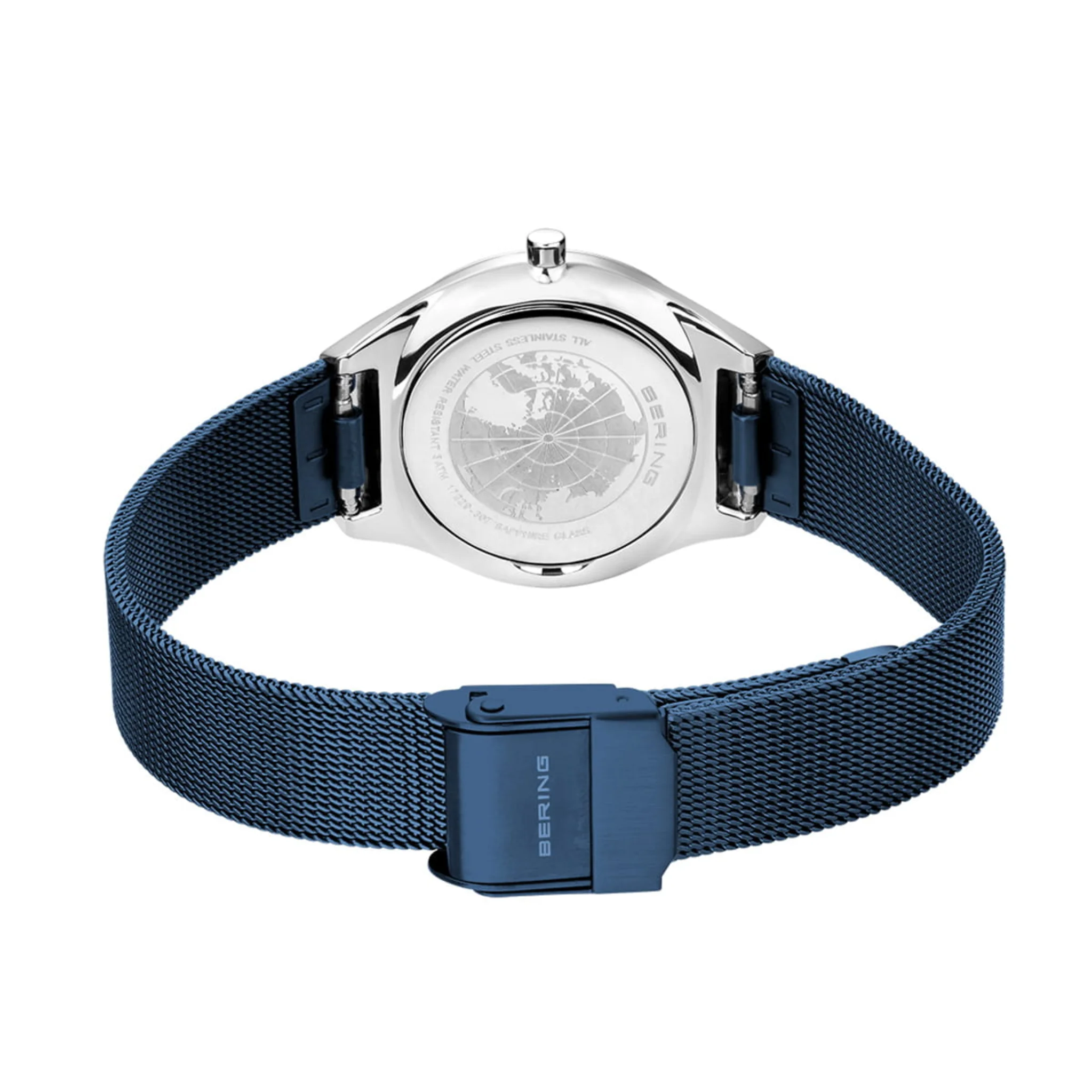 Bering Ultra Slim Blue Analogue Women Watch - 18729-307