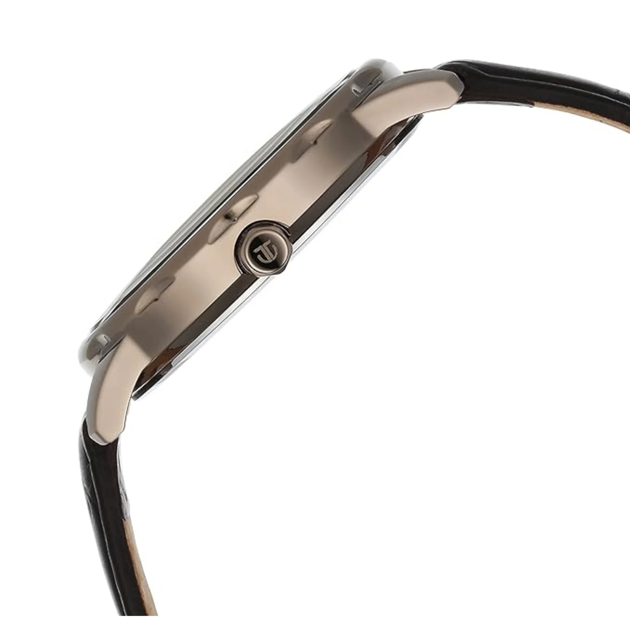 Titan Men Leather Off White Round - 1875QL01