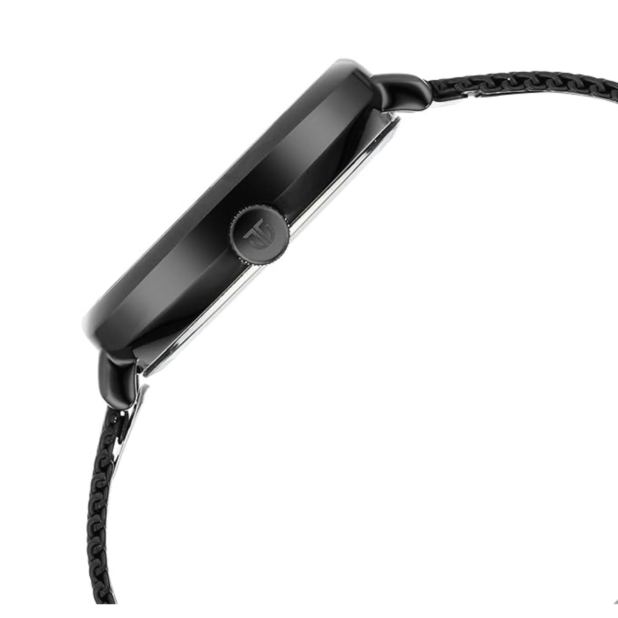 Titan Men Stainless Steel Anthracite SQUARE 1885NM01