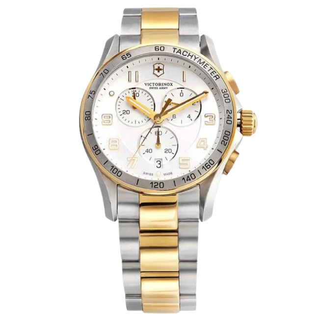 Victorinox Stainless Steel Silver Round Watch 241687