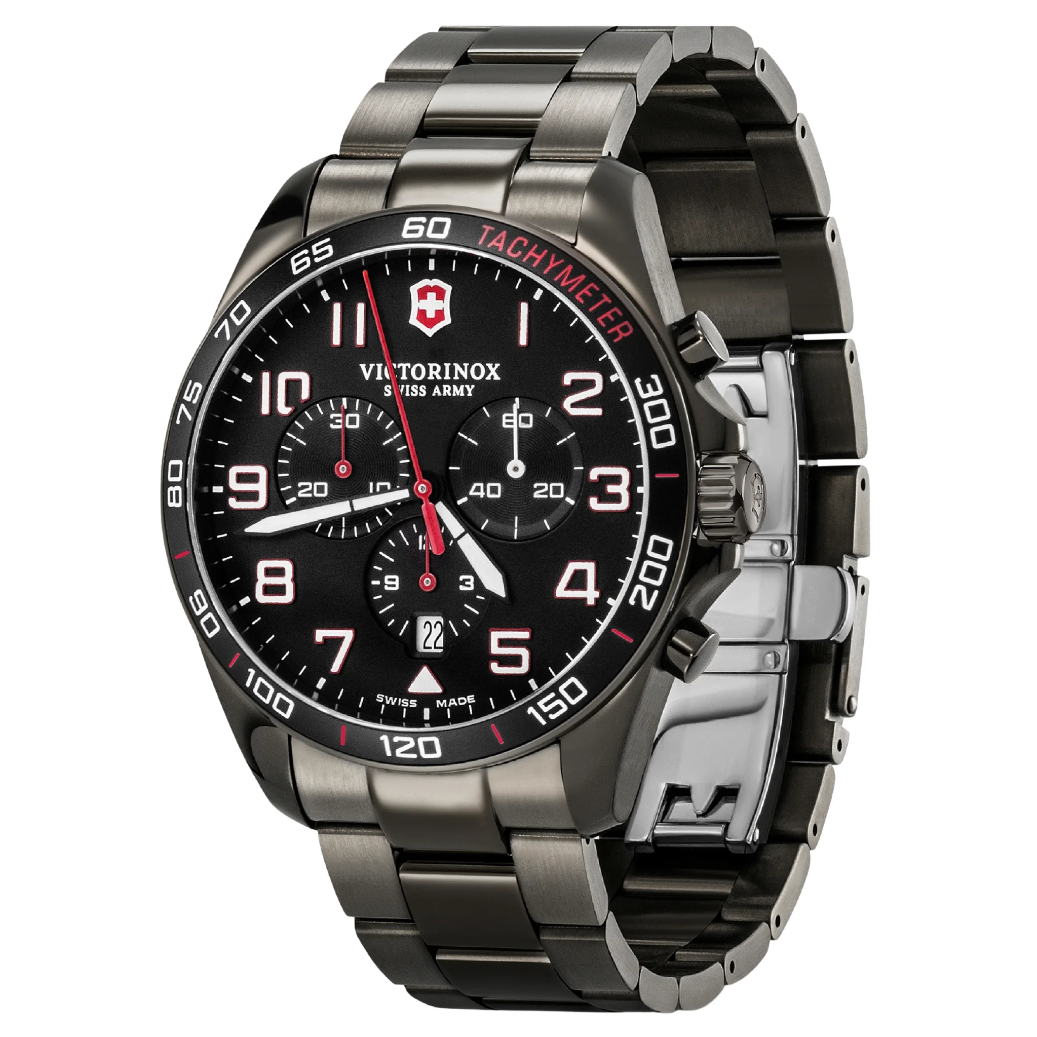 Victorinox Swiss Made Field Force Analog Black Dial Men'S Watch - 241890