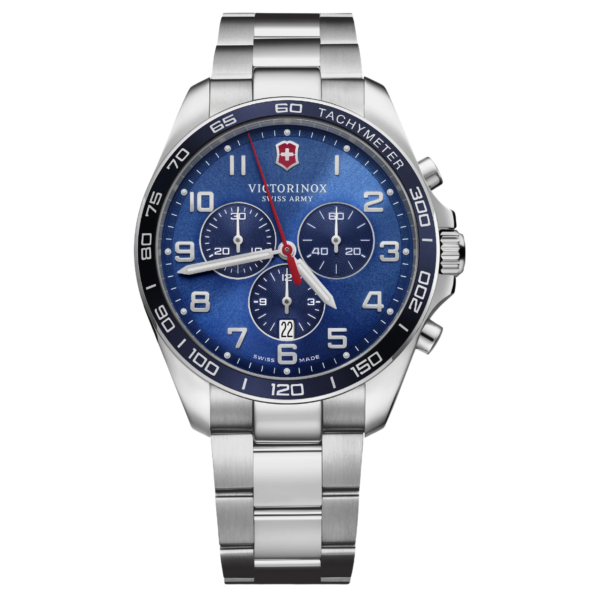Victorinox Swiss Made Field Force Chronograph Blue Dial Men'S Watch - 241901