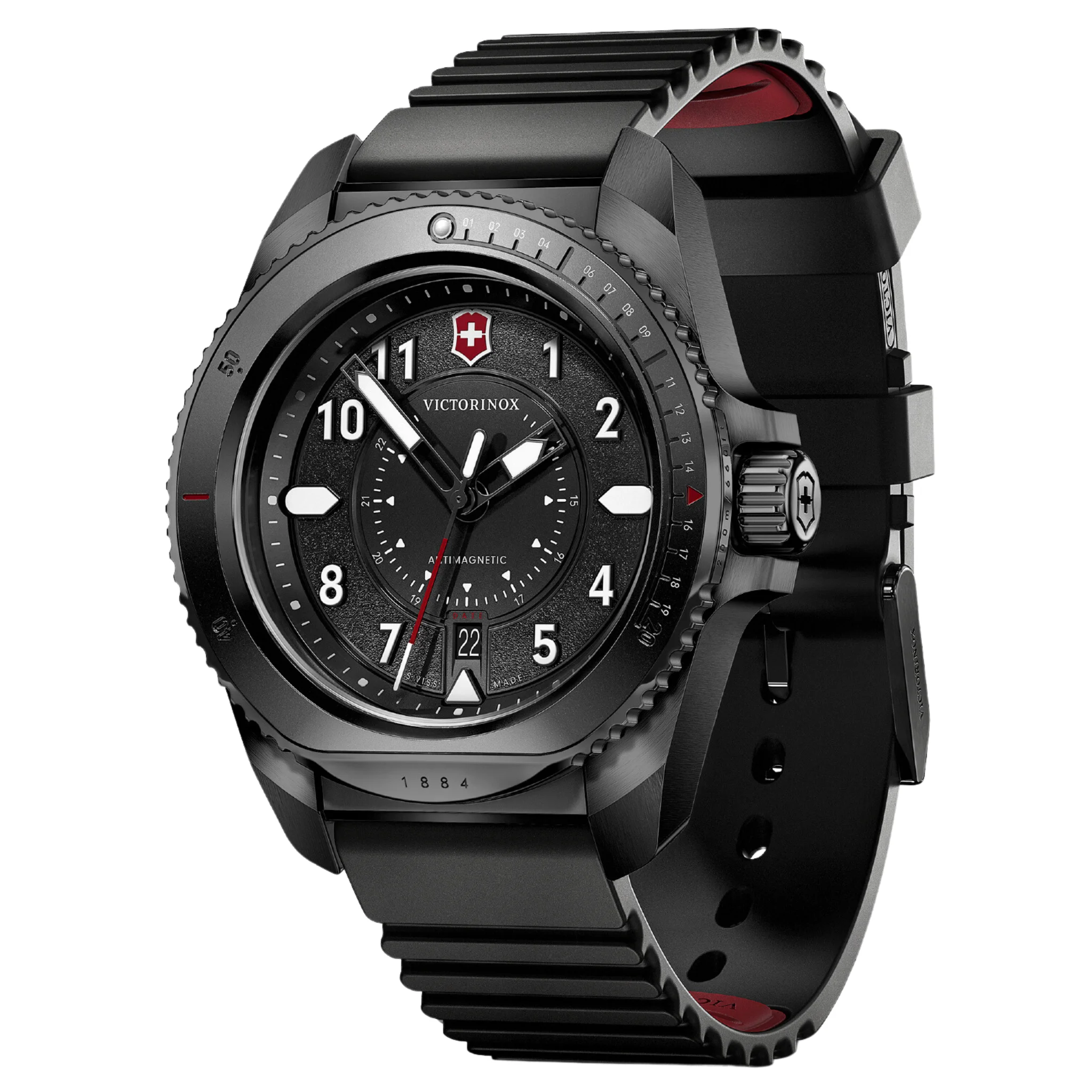 Victorinox Journey 1884 Quartz Black Dial Watch Wrist Watch For Men -241982