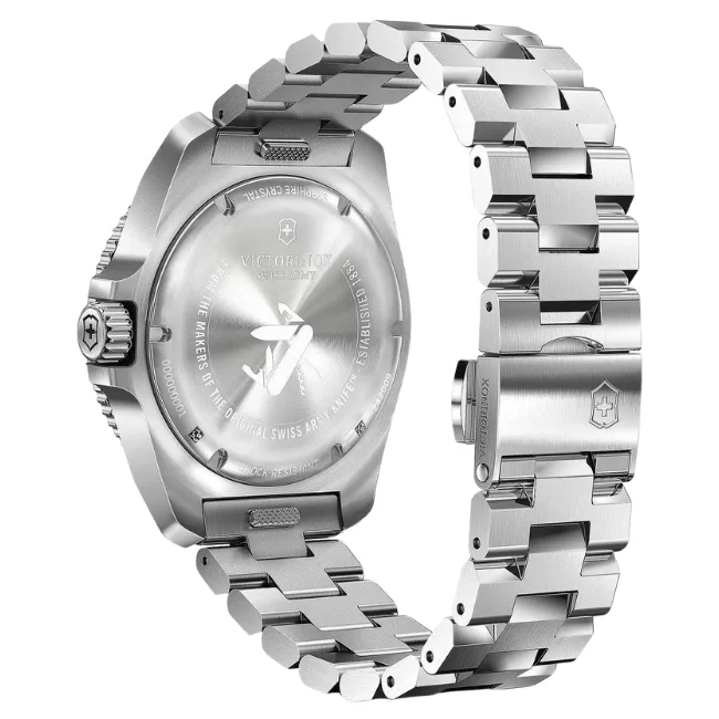 Victorinox Stainless Steel Black Round Watch 242009
